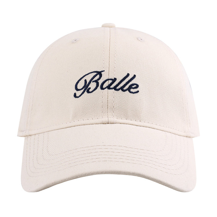 流行帽子|刺繡棒球帽女夏季彎檐顯臉小遮陽帽學生百搭騎行鴨舌帽防曬太陽帽「C3799」24.04-2