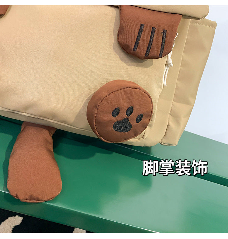 致青春 | 書包女國中生可愛小貓學生雙肩包女ins大容量書包高中生背包「220-126」24.10-5