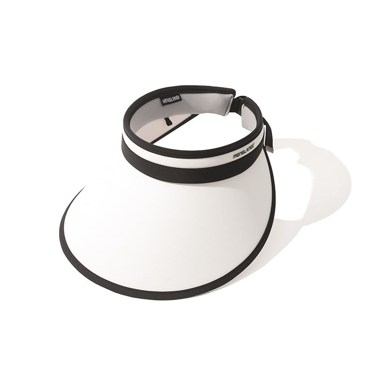 流行帽子|騎車防曬太陽帽夏季新款大檐遮臉防紫外線出遊沙灘空頂空頂帽帽子「C3957」24.05-3