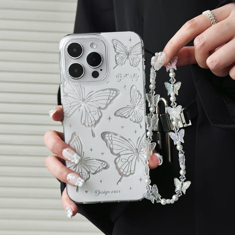 手機殼|蘋果15羽紗手機殼女iPhone1411適用12/13Pro大孔透明「WYB0853」24.07