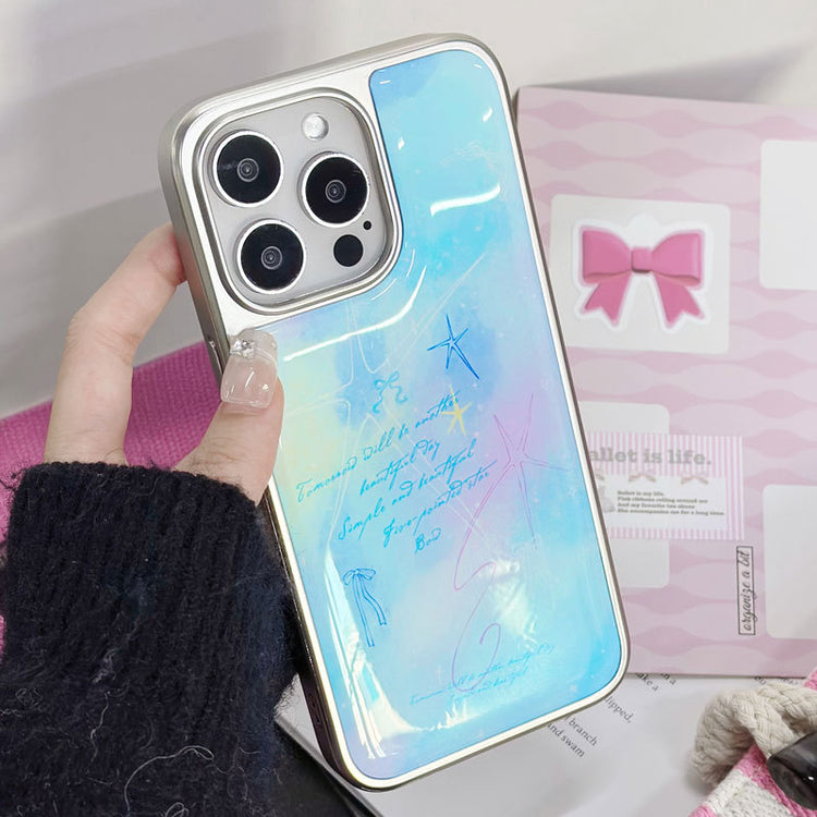 手機殼|14pro電鍍銀邊滴膠蘋果16手機殼15適用iPhone13Proma小米14「LR1512」25.03-4