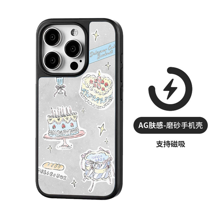 手機殼|iPhone14pro手機殼蘋果16磁吸AG磨砂碳纖紋13/12Promax適用15「LR1386」25.04-2