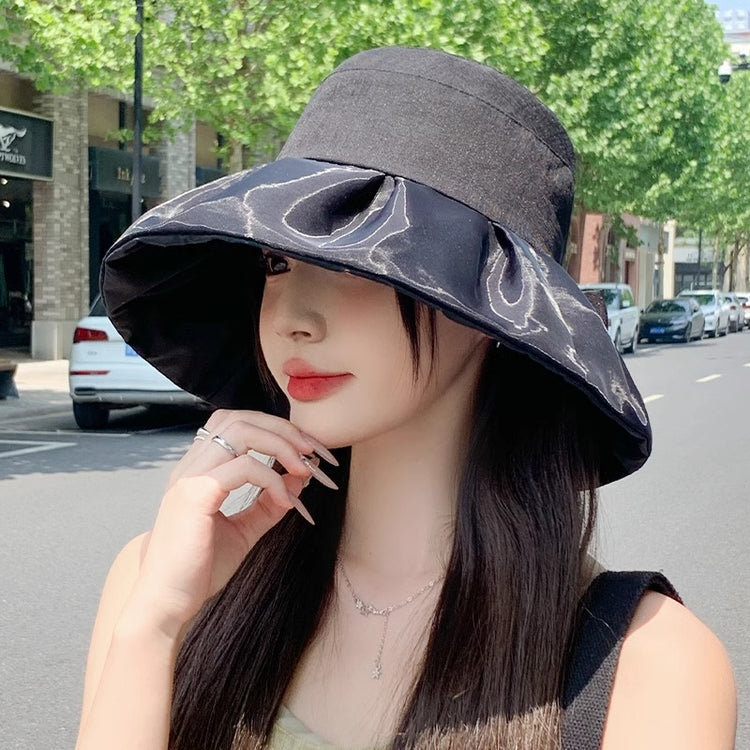 流行帽子|夏季新款帽子女韓版百搭顯臉小漁夫帽戶外出遊防紫外線防曬遮陽帽「C5048」25.04-2