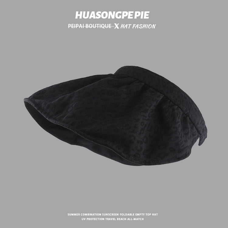 流行帽子|帽子女韓版百搭貝殼帽大帽檐顯臉小夏季薄款透氣遮陽防曬空頂帽子「C1093」24.05-2