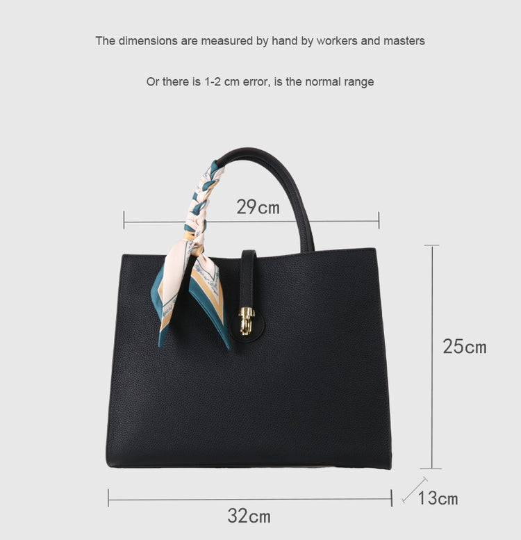 質感真皮|2025春夏新款手提包女士大容量質感單肩包簡約通勤斜背包小眾設計「OS793」25.05-2