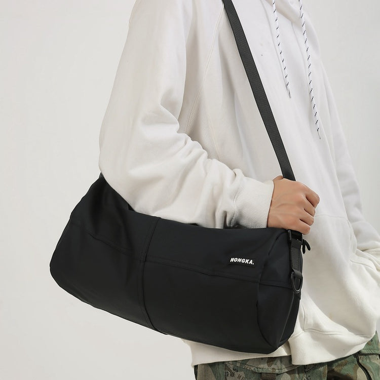 致青春|帆布包包女包2024春夏新款潮時尚帆布單肩包小眾時尚枕頭包「9904-122」24.04-5