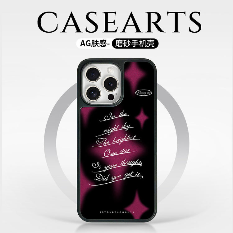 手機殼|蘋果16手機殼iPhone14pro適用13磁吸AG磨砂碳纖紋殼15Promax「LR1435」25.04-2