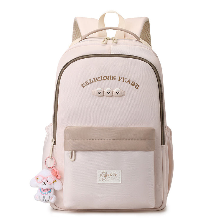 致青春|新款學生書包女韓版國中女生高中生大容量雙肩包簡約大容量背包「1496-134」25.12-1