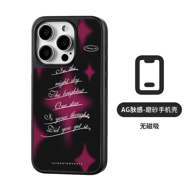 手機殼|蘋果16手機殼iPhone14pro適用13磁吸AG磨砂碳纖紋殼15Promax「LR1435」25.04-2