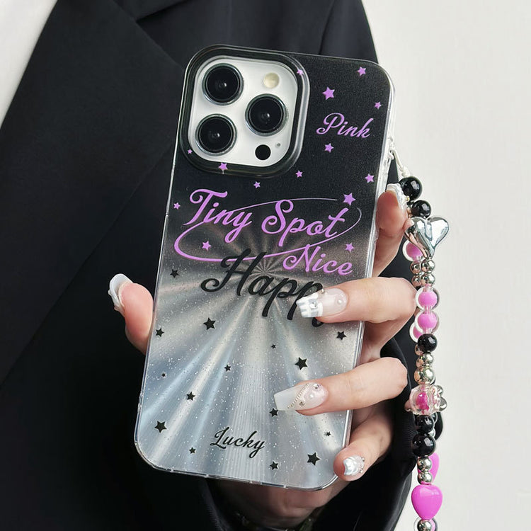 手機殼|iPhone15羽紗手機殼女蘋果14/13promax大孔透明適用12Pro手鍊「WYB0879」24.07