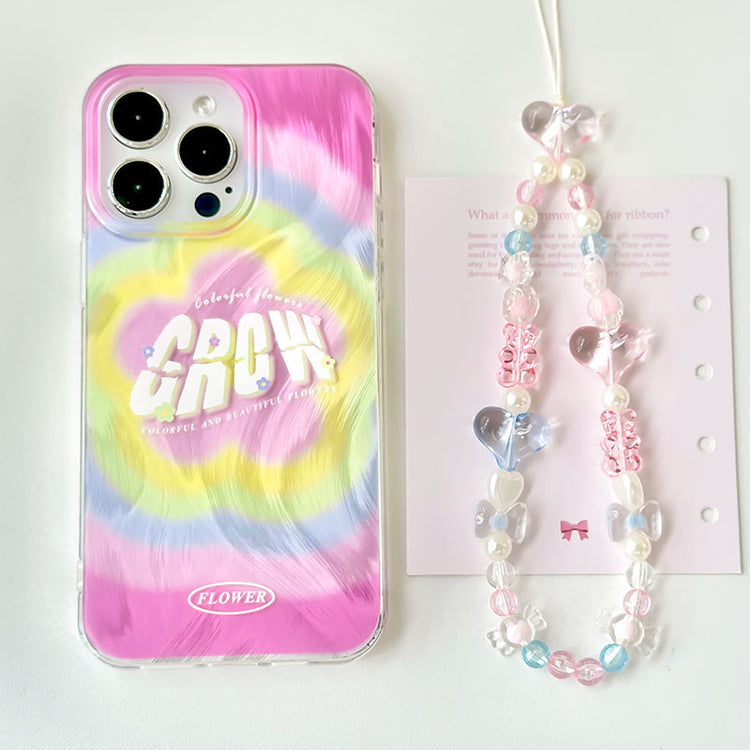 手機殼|iPhone15羽紗手機殼女蘋果14/13promax手鍊11適用12大孔透明「LR0923」24.07