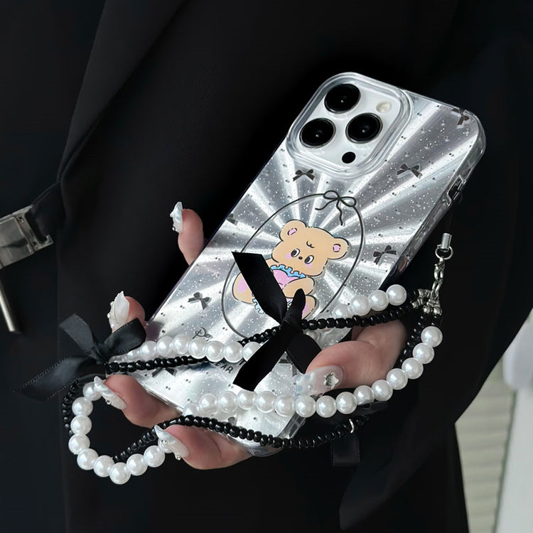 手機殼|蘋果15手機殼適用12大孔透明13羽紗iPhone14Promax卡紙11掛繩「LR0888」24.07