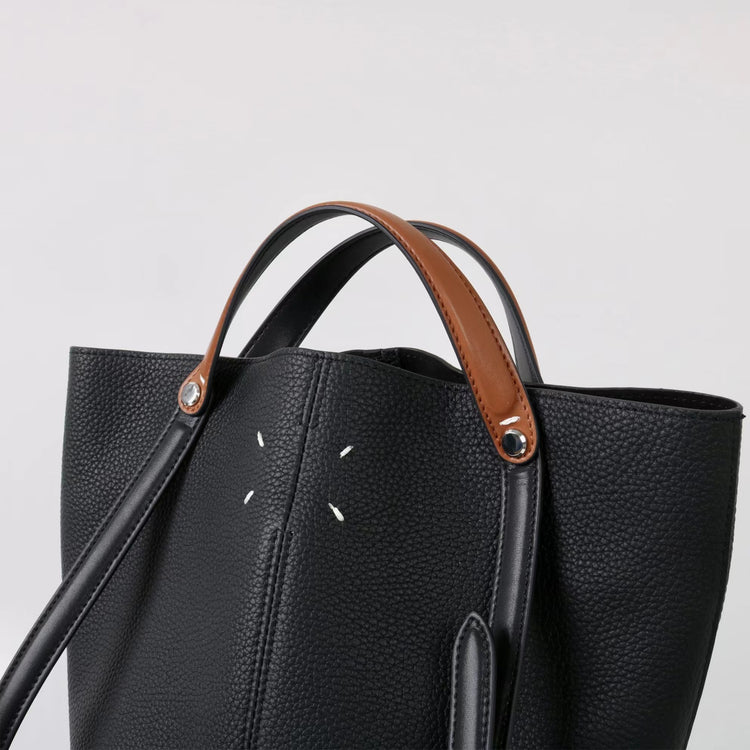 質感真皮|2025新款頭層牛皮手提托特包真皮水桶包小眾高級感腋下包時尚單肩包「2963」25.02-3