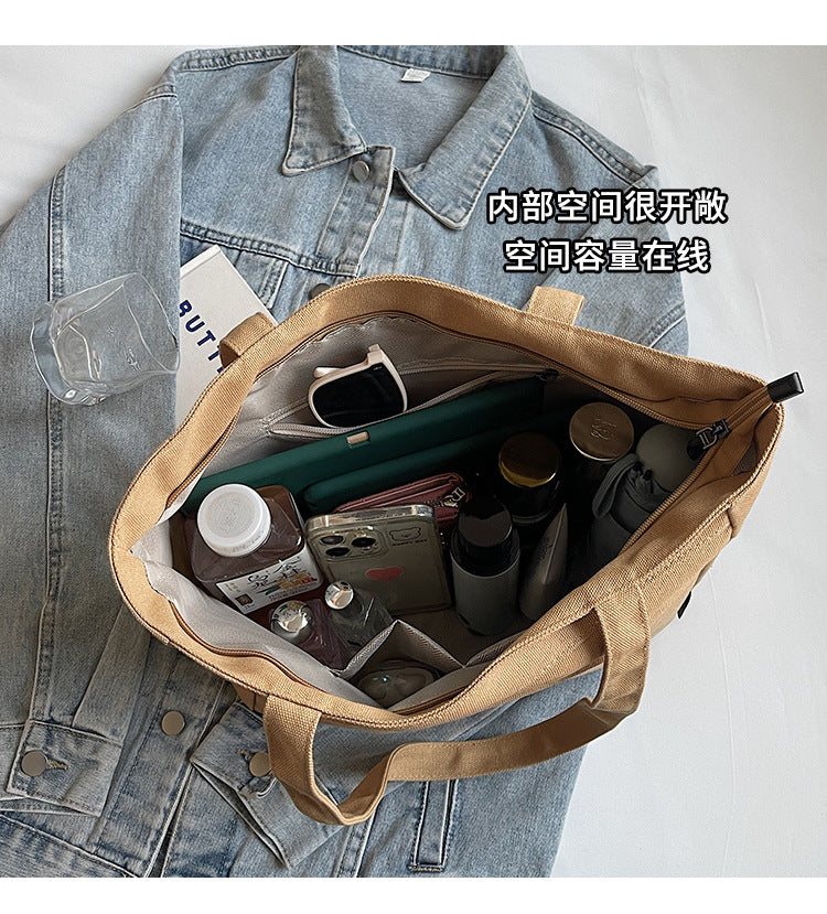 致青春|韓國文藝包女臘腸狗刺繡手提單肩包休閒時尚百搭學生托特包批發「2857-126」25.03-3