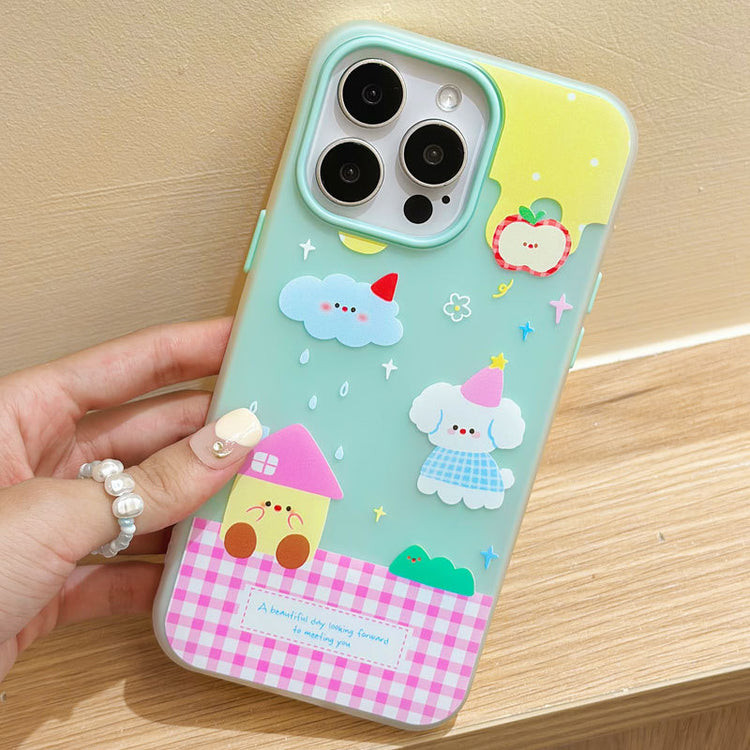 手機殼|iPhone15promax膚感果凍蘋果16手機殼14pro適用12卡通11批發「LR1090」24.11-2