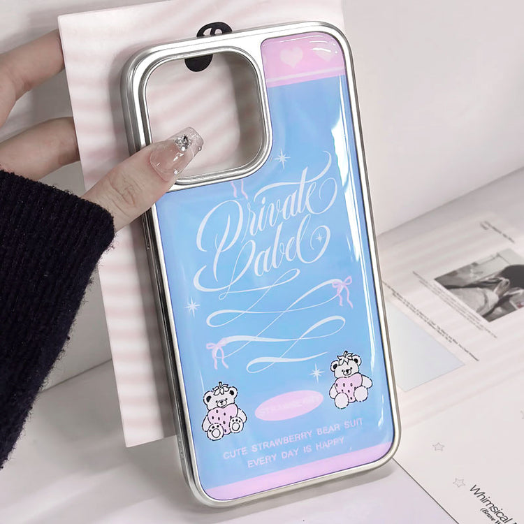 手機殼|iPhone16手機殼14電鍍銀邊滴膠13蘋果15Promax適用華為p70pro「LR1513」25.03-3