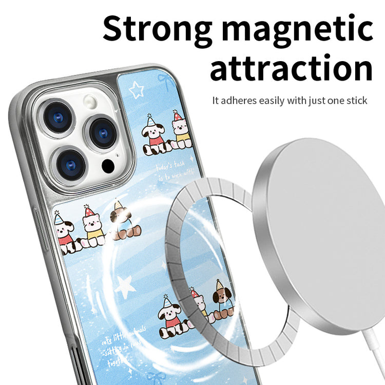 手機殼|iPhone16磁吸手機殼蘋果13ProAG磨砂碳纖紋12適用15小米15「LR1270」25.05-2