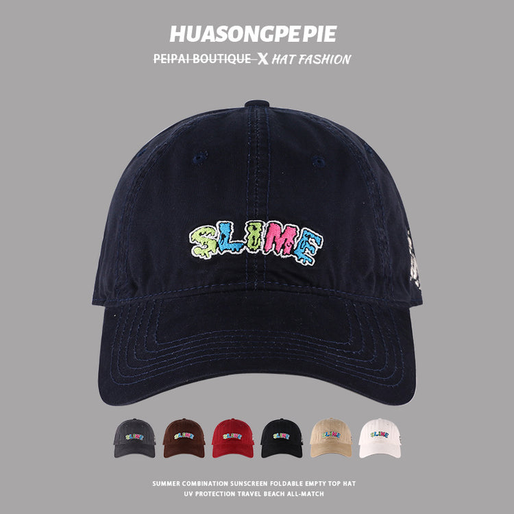 流行帽子|春夏新款女百搭韓版棒球帽男戶外防曬遮陽帽子字母刺繡鴨舌帽潮款「C3980」24.05-4