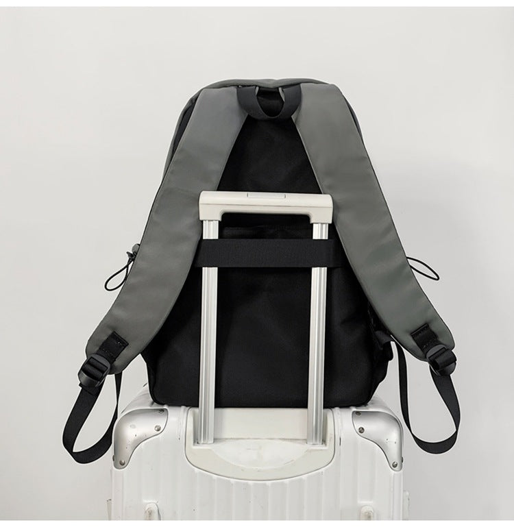 致青春|雙肩包日系大容量背包 原宿簡約休閒國高中學生書包抽繩設計後背包「8819-134」24.10-3