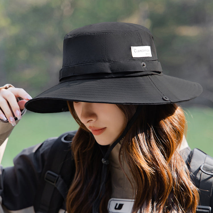 流行帽子|防曬帽女春夏季戶外出遊防紫外線登山帽遮全面防曬釣魚遮陽太陽帽「C3910」24.05-1