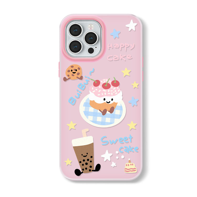 手機殼|蘋果16手機殼iPhone14promax膚感果凍15pro適用12卡通11手繩「WL0284」24.11-1