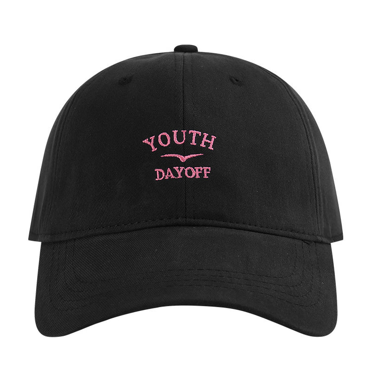 流行帽子|大頭圍顯臉小新款帽子女字母刺繡鴨舌帽加大加深寬帽檐棒球帽男潮「C5436」25.07-5