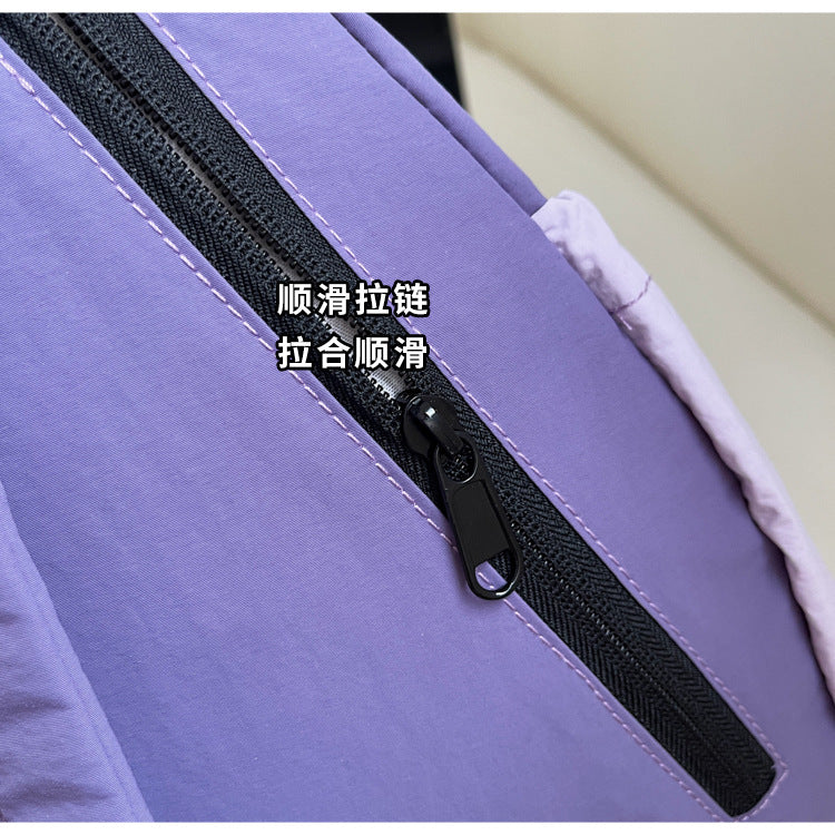 致青春|休閒胸包女輕便大容量騎乘運動背包高顏值戶外通勤斜背包「2560-123」25.09-3