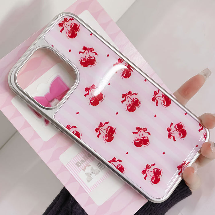 手機殼|iPhone15Promax適用13蘋果16手機殼14電鍍銀邊滴膠華為p70pro「LR1418」25.03-3