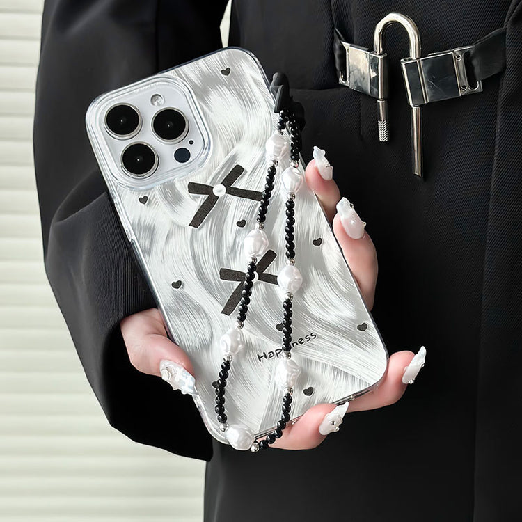 手機殼|蘋果15羽紗手機殼女iPhone14一件批發11適用12/13Pro大孔透明「WL0095」24.07