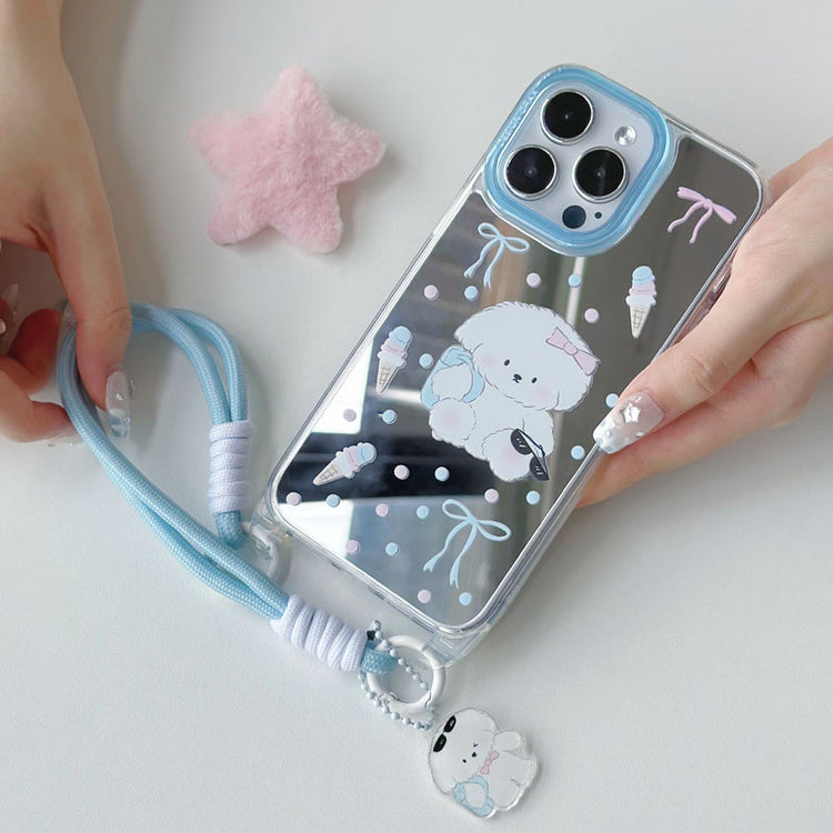 手機殼|蘋果15手機殼iPhone14/13promax適用12pro掛繩鏡面殼11夏天「WL0035」24.07