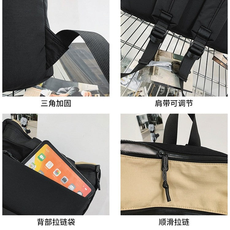 致青春|休閒防水雙肩包新款簡約時尚潮流運動背包跨境批發大容量旅行包「9718-130」24.12-1