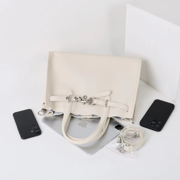 質感真皮|2025新款百搭高級大容量時尚手拎單肩斜背包通勤真皮女包質感「52930 523006」25.05-1