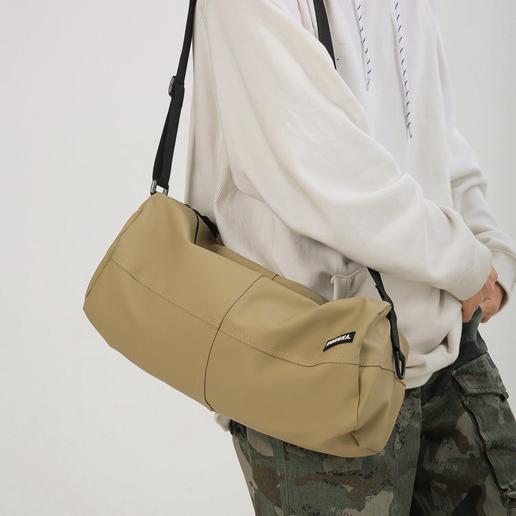 致青春|帆布包包女包2024春夏新款潮時尚帆布單肩包小眾時尚枕頭包「9904-122」24.04-5