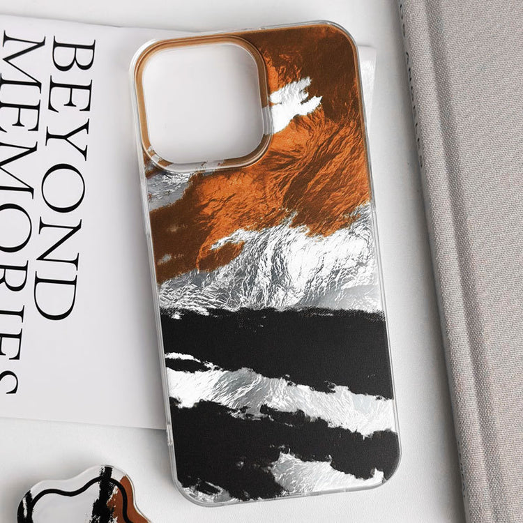 手機殼|iPhone16手機殼14Pro冰川紋蘋果15Promax支架13新款12適用11「LR1329」24.12-5