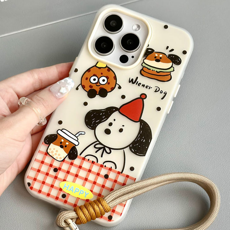手機殼|蘋果16pro手機殼適用12女11手繩14promax膚感果凍iPhone15女「LR1110」24.11-1