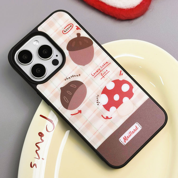 手機殼|蘋果16手機殼13創意iPhone15Promax適用12/11磨砂黑框殼14Pro「LR1189」24.12-1