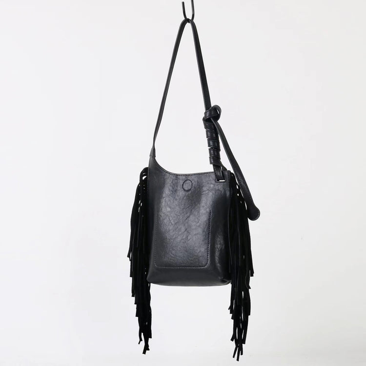 質感真皮|2025全新流蘇軟牛皮斜背包度假風百搭休閒信封包潮流輕奢單肩斜挎包「7058」25.09-4