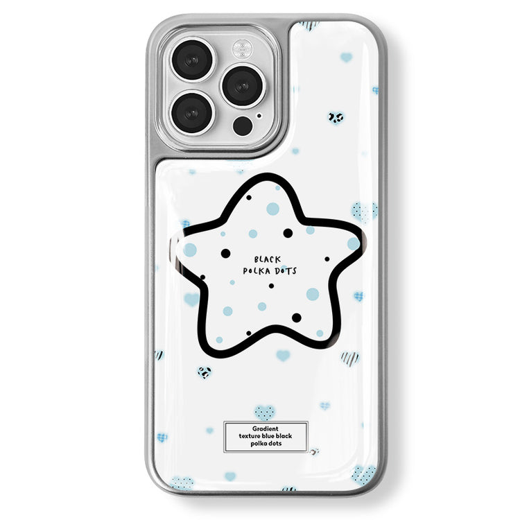 手機殼|蘋果16手機殼15ProMax電鍍銀邊滴膠適用iPhone14Pro新13「LR1618」25.04-4