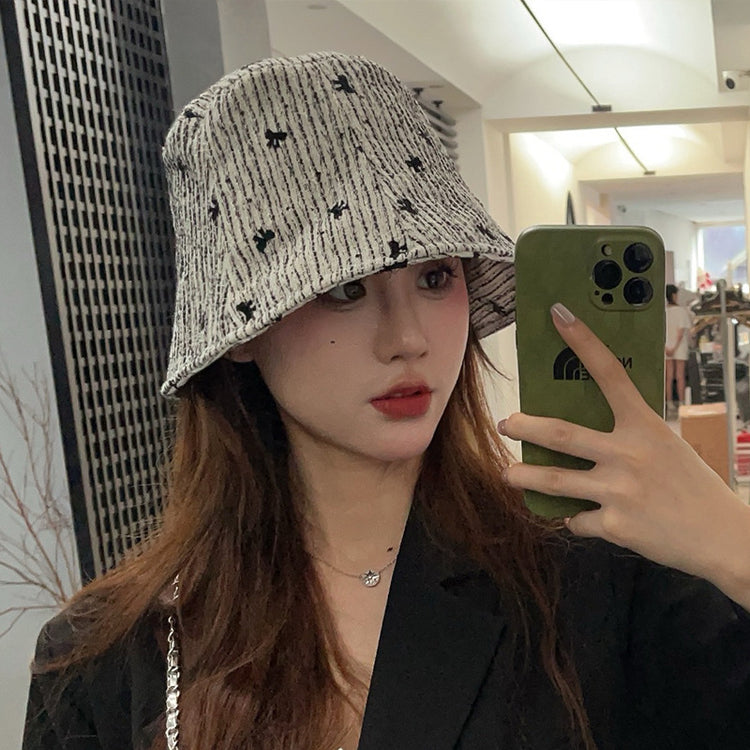流行帽子|小香風漁夫帽女條紋百搭顯臉小遮陽帽春夏防曬防紫外線太陽帽盆帽「C4245」24.08-2