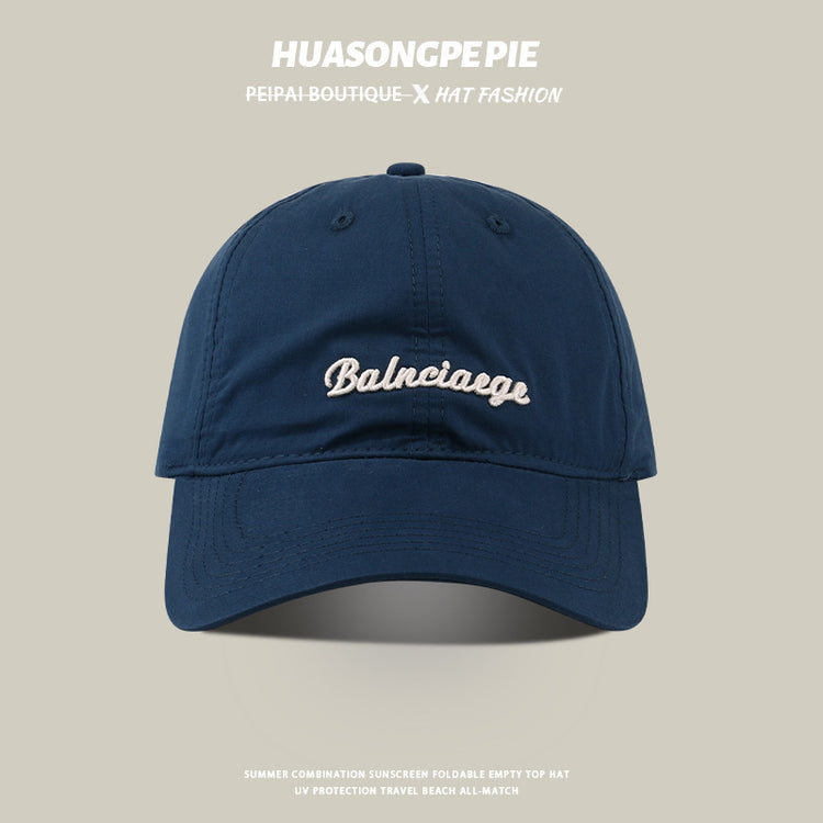 流行帽子|帽子遮陽帽女防曬高品質棒球帽防紫外線遮臉防曬帽學生戶外鴨舌帽「C3648」24.02-1