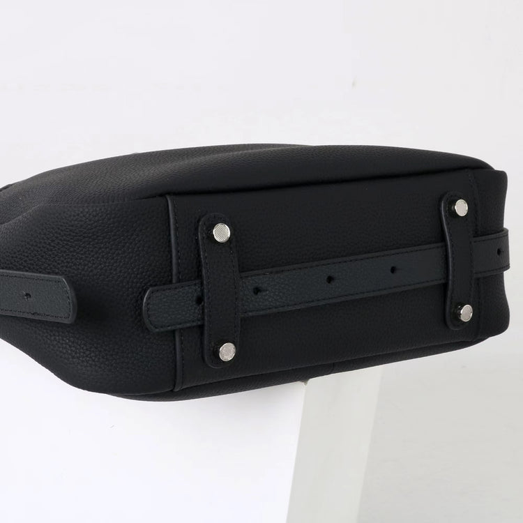 質感真皮|2025新款頭層牛皮高級感單肩斜背手提水桶包大容量小眾百搭「OS53088」25.11-1