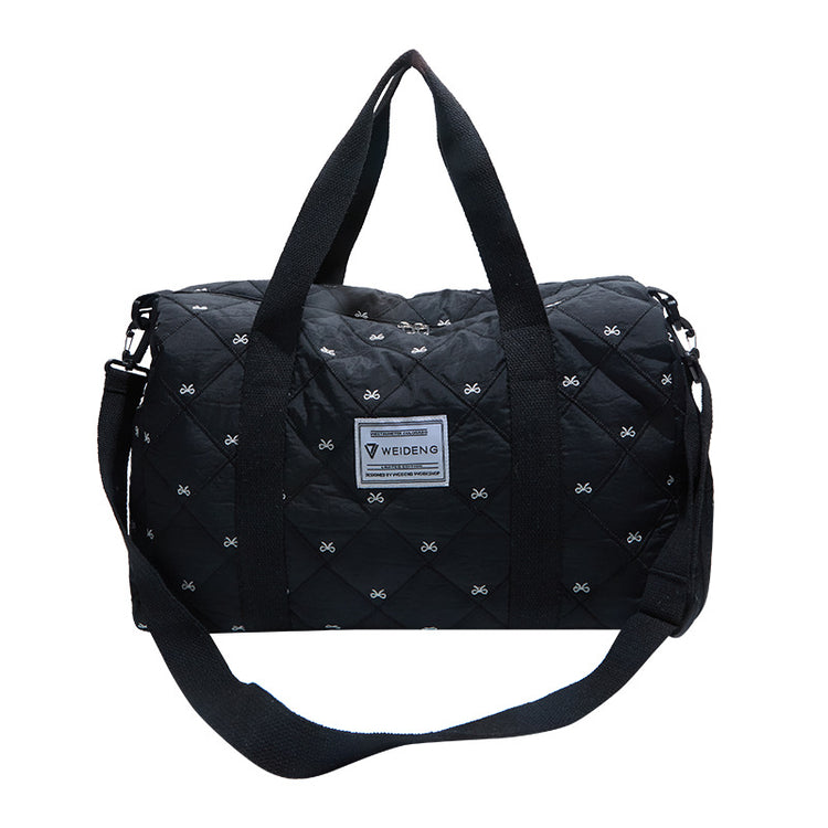 致青春|大容量輕便手提旅行包女新款套拉桿出差行李包男休閒運動健身包「9108-118」25.11-3