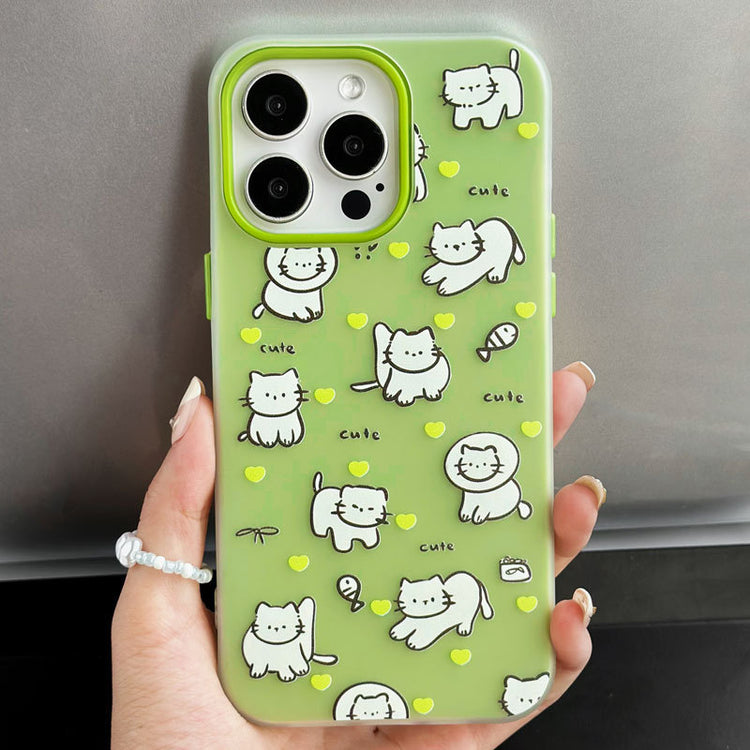 手機殼|蘋果16手機殼適用12pro卡通iPhone15/14promax膚感果凍11手繩「WL0286」24.09-2