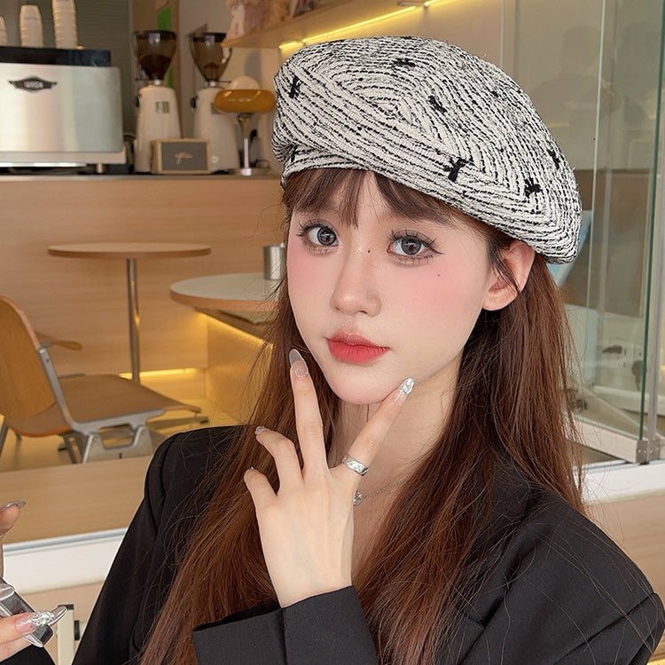 流行帽子|小香風漁夫帽女條紋百搭顯臉小遮陽帽春夏防曬防紫外線太陽帽盆帽「C4245」24.08-2