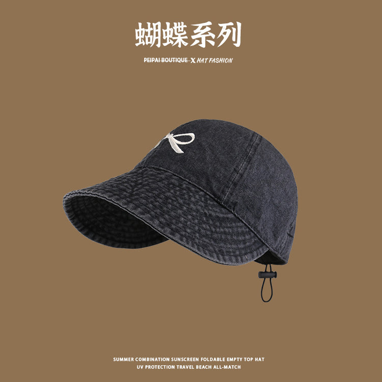 流行帽子|帽子防曬帽夏季女戶外防紫外線遮陽帽遮臉日系小清新顯臉小鴨舌帽「C4040」24.06-1