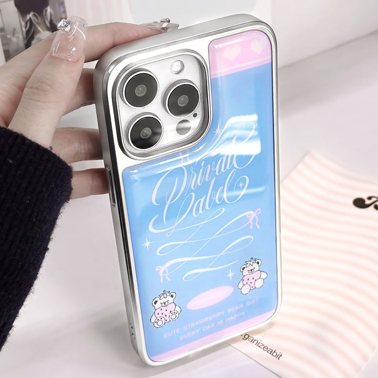 手機殼|iPhone16手機殼14電鍍銀邊滴膠13蘋果15Promax適用華為p70pro「LR1513」25.03-3