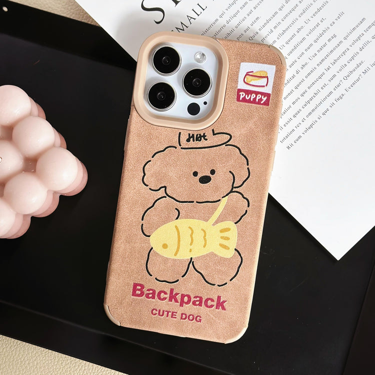 手機殼|iPhone14貼皮殼蘋果16手機殼15PROMAX保護套13Pro卡通12適用「LR1198」24.12-1