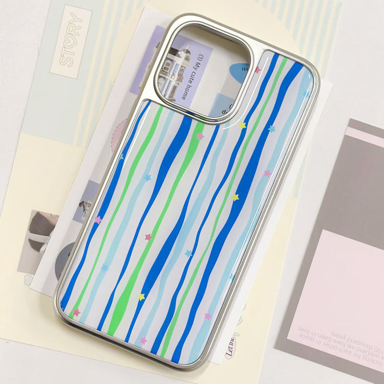 手機殼|iPhone16pro手機殼15蘋果14適用13Promax電鍍銀邊滴膠華為P70「LR1541」25.03-2