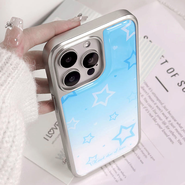 手機殼|蘋果電鍍銀邊滴膠手機殼iPhone16/15適用14 ProMax保護套13P「LR1443」25.04-1