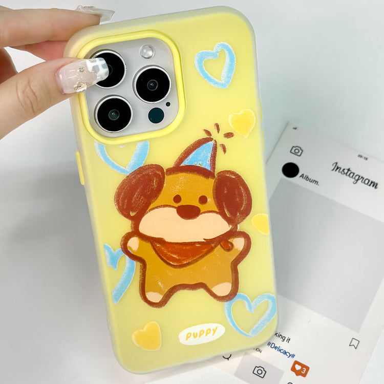 手機殼|iPhone14promax膚感果凍15pro適用12卡通11批發蘋果16手機殼「LR1183」24.10-2
